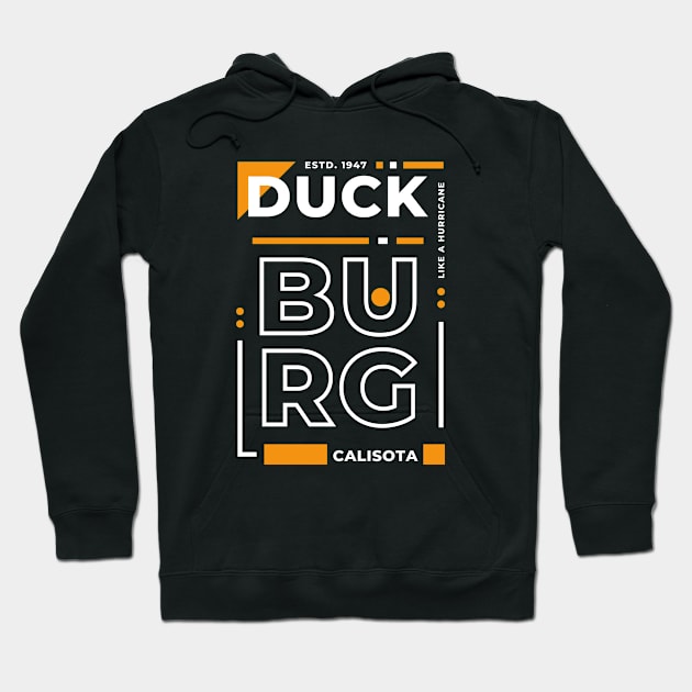 Duckburg, Calisota Hoodie by Amores Patos 